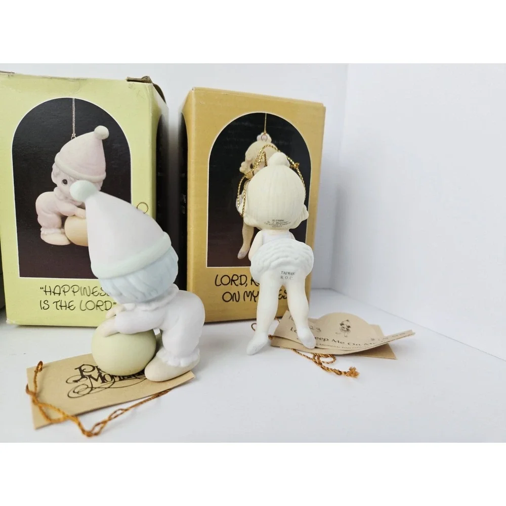 Precious Moments Christmas ornament w/ boxes lot 1‎